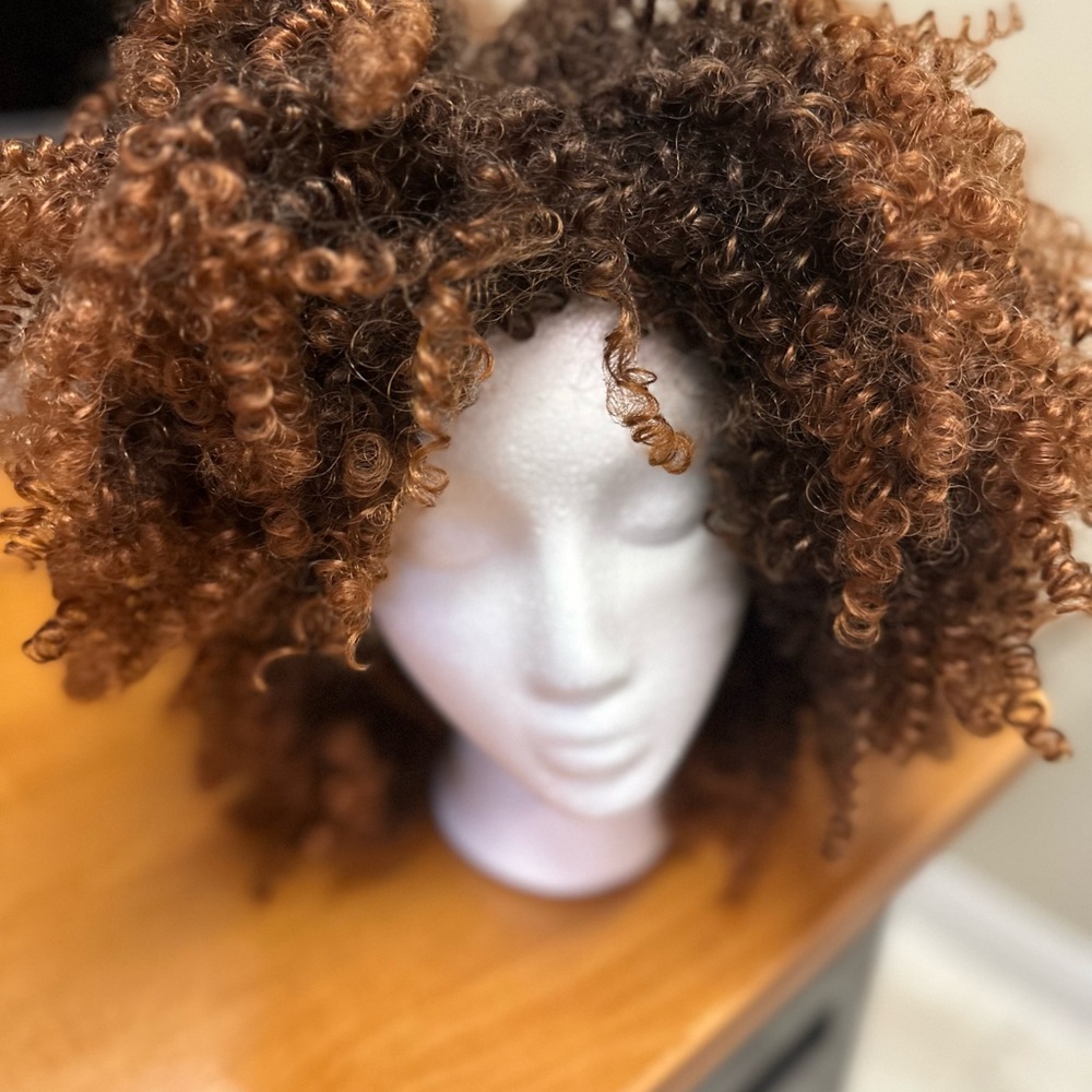 Curly Brown Hair Wig